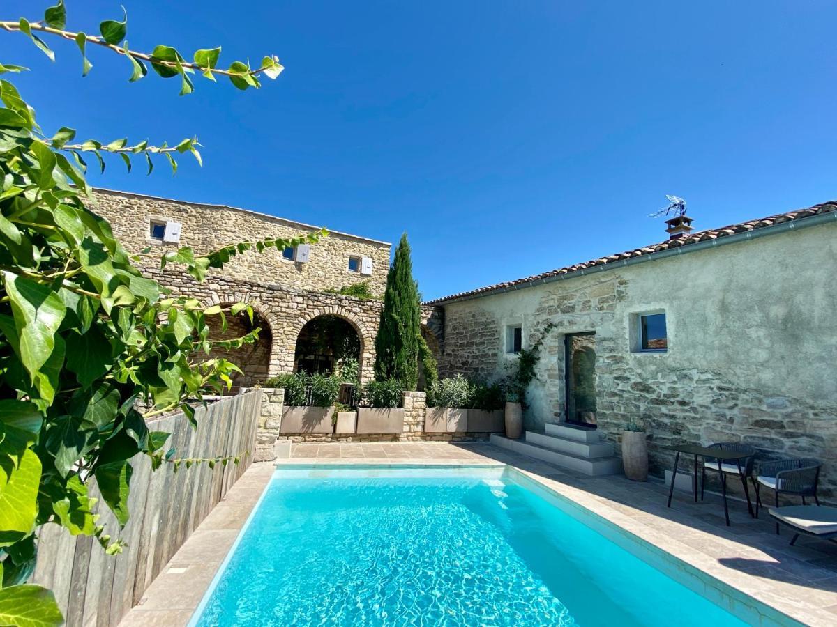 La Maison Des Vendangeurs - Table D'Hotes Le Soir Du Jeudi Au Dimanche- Jacuzzi - Balneo Spa - Acces Piscine Pour Toutes Les Chambres Sauf Studio Coquet- Piscine De Mai A Mi-Octobre Martignargues ภายนอก รูปภาพ